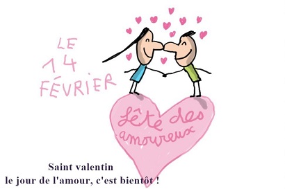 Saint valentin le jour de l'amour, c'est bientôt ! Saint valentin le jour de l'amour, c'est bientôt !