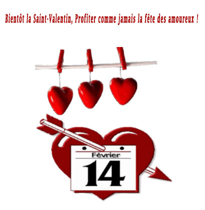 Bientôt la Saint-Valentin, Profiter comme jamais la fête des amoureux ! Bientôt la Saint-Valentin, Profiter comme jamais la fête des amoureux !