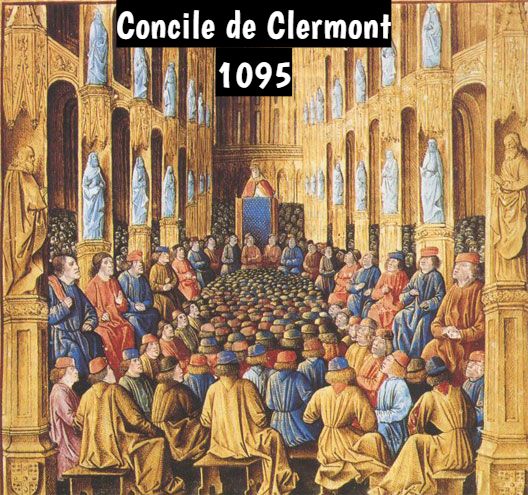 Urbain II prêche la croisade,1095 ce qui s'est passé ce jour 27 novembre !