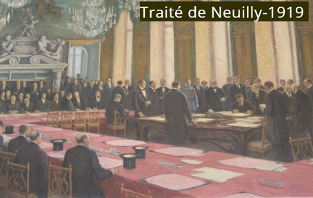 Traité de Neuilly avec la Bulgarie,1919 ce qui s'est passé ce jour 27 novembre !