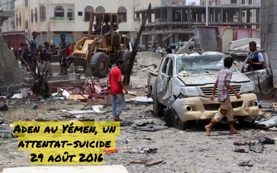 Aden au Yémen 2016 Ce qui s'est passé ce jour 29 août