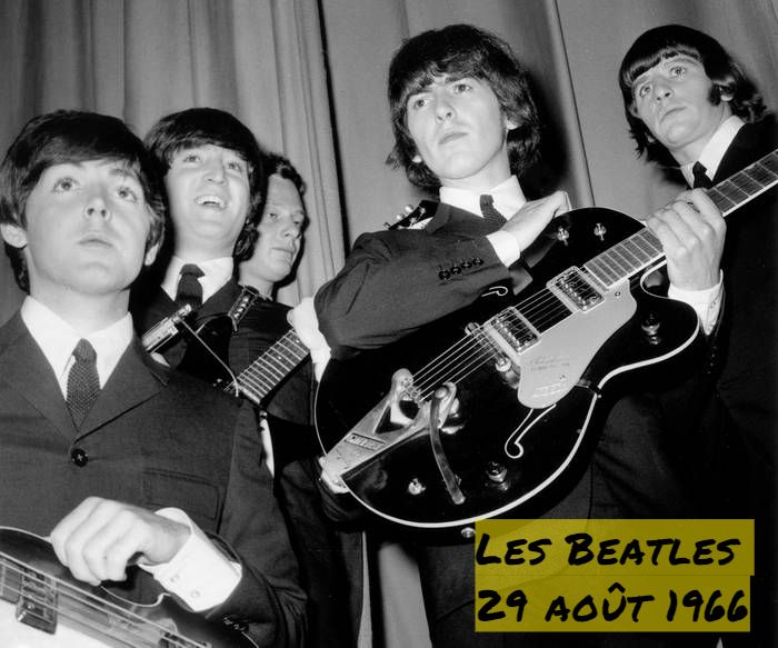 Les Beatles 1966 Ce qui s'est passé ce jour 29 août