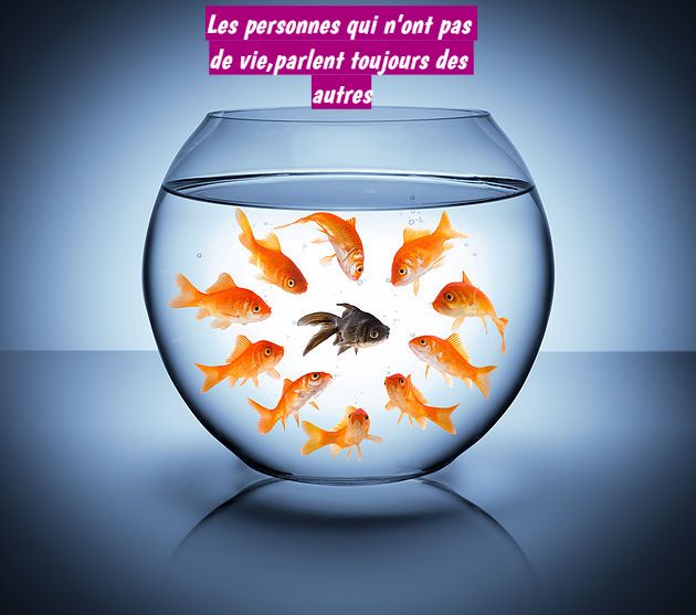 Les personnes qui n'ont pas de vie,parlent toujours des autres