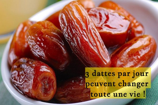 3 dattes par jour peuvent changer toute une vie !