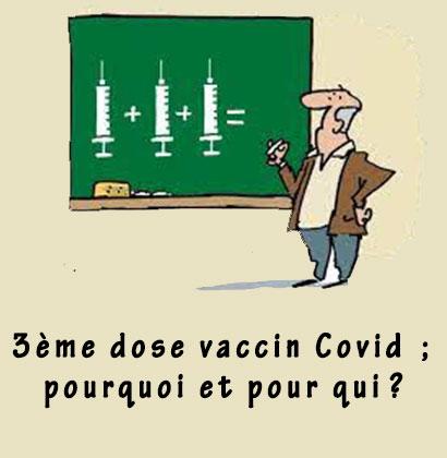 3ème dose vaccin Covid; pourquoi et pour qui ?