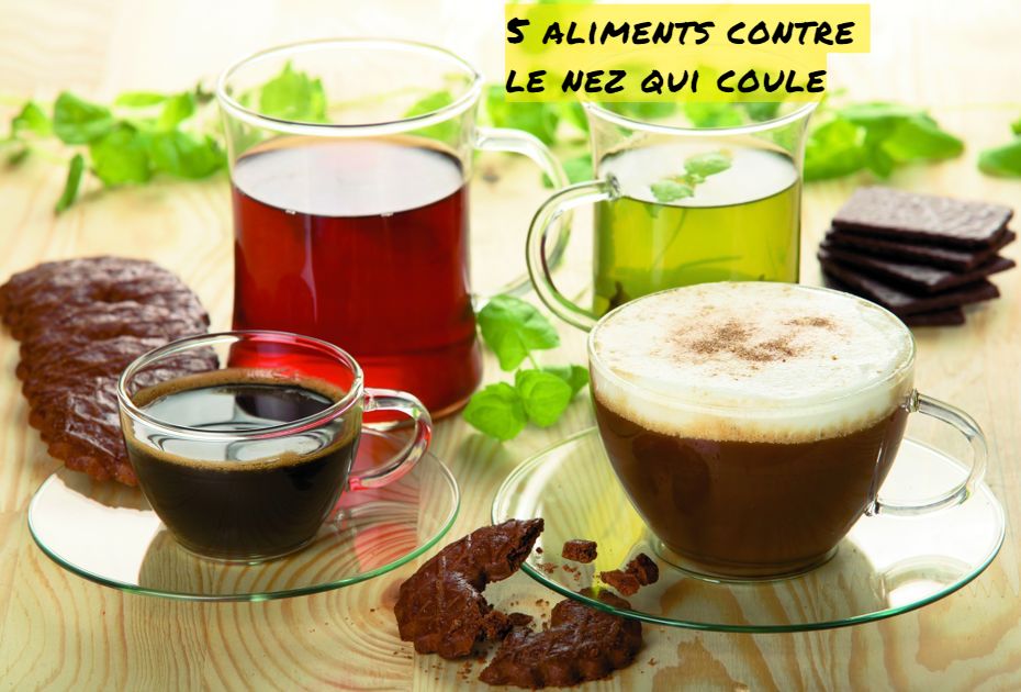 Les boissons chaudes 5 aliments contre le nez qui coule