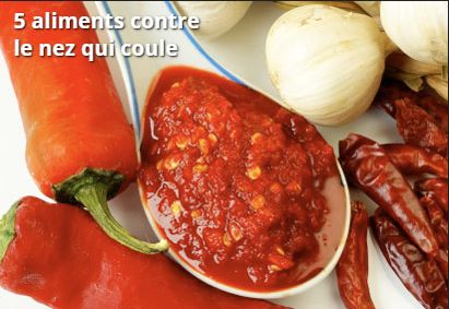 Un plat bien épicé 5 aliments contre le nez qui coule