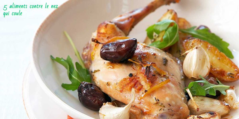 L'ail 5 aliments contre le nez qui coule