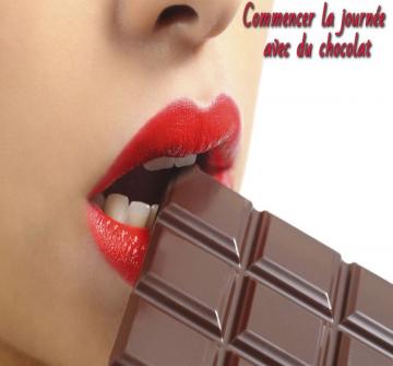 Le chocolat noir vous prépare mieux à une journée de travail !