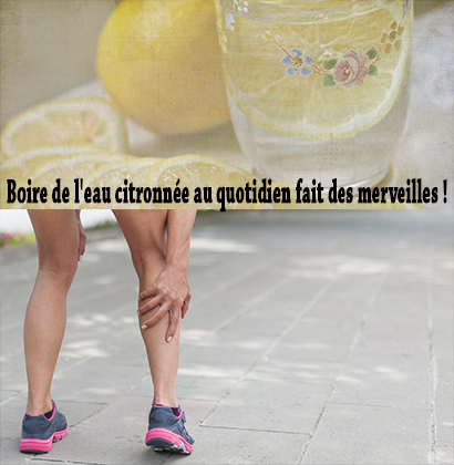 Boire de l'eau citronnée au quotidien fait des merveilles !