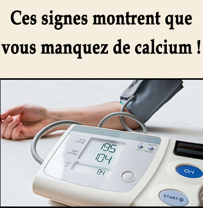 Ces signes montrent que vous manquez de calcium !