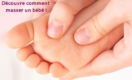 découvre comment masser un bébé !