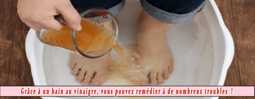 Grâce à un bain au vinaigre, vous pouvez remédier à de nombreux troubles !