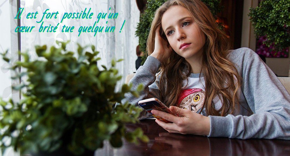 Une baisse de la tension artérielle Il est fort possible qu'un cœur brisé tue quelqu'un