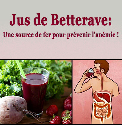Jus de Betterave: Une source de fer pour prévenir l’anémie !