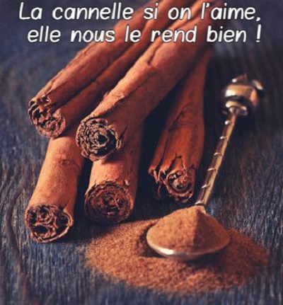 La cannelle si on l'aime, elle nous le rend bien !