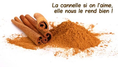La cannelle si on l'aime, elle nous le rend bien !
