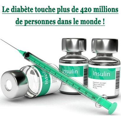 Le diabète touche plus de 420 millions de personnes dans le monde !