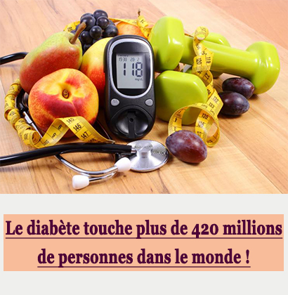 Le diabète touche plus de 420 millions de personnes dans le monde !