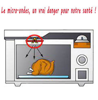 Le micro-ondes, un vrai danger pour notre santé ! Le micro-ondes, un vrai danger pour notre santé !