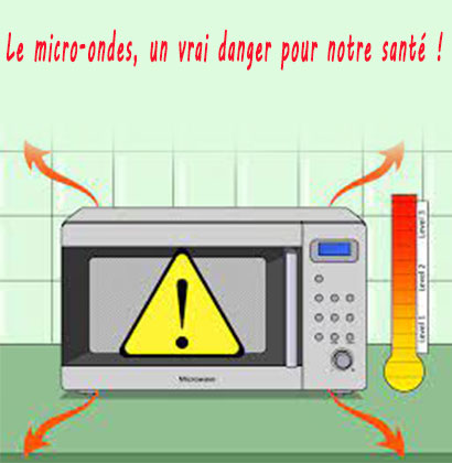 Le micro-ondes, un vrai danger pour notre santé ! Le micro-ondes, un vrai danger pour notre santé !