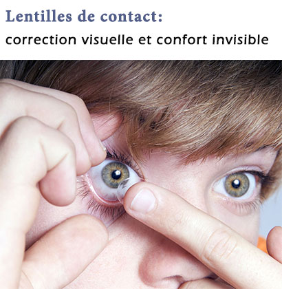Lentilles de contact : correction visuelle et confort invisible 