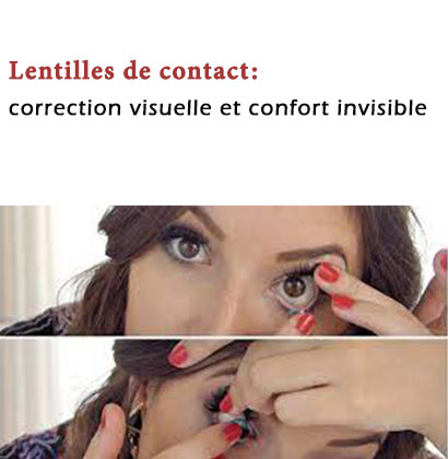 Lentilles de contact : correction visuelle et confort invisible 
