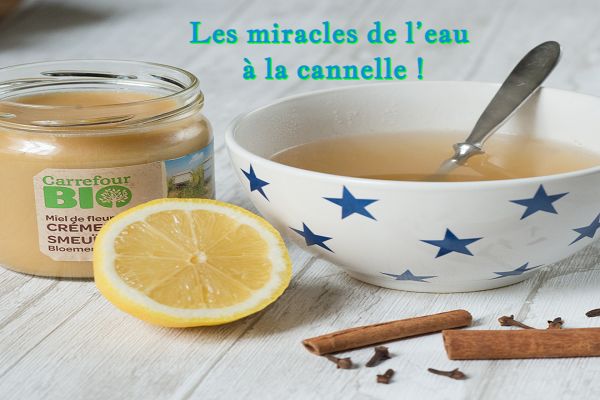 Les miracles de l’eau à la cannelle !