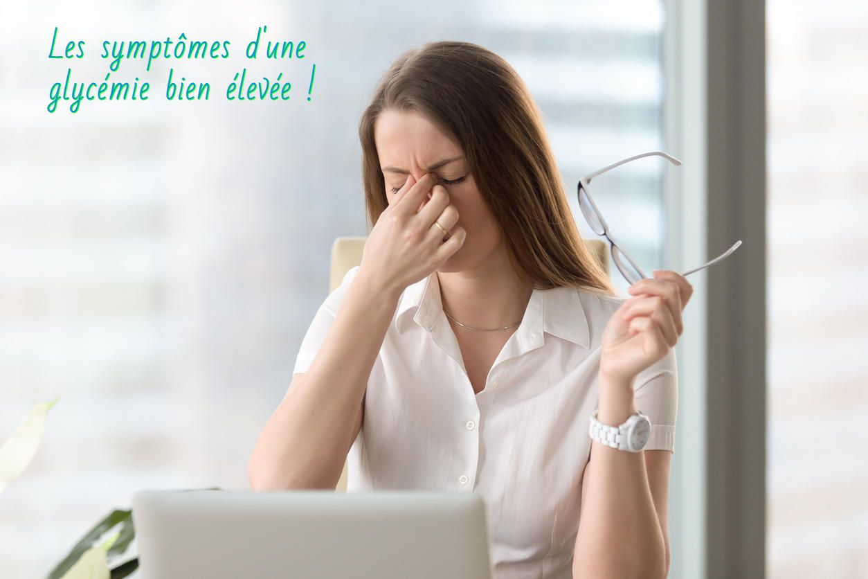 Un trouble de vision Les symptômes d'une glycémie bien élevée !