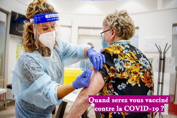 Quand serez vous vacciné contre la COVID-19 Quand serez vous vacciné contre la COVID-19 ?