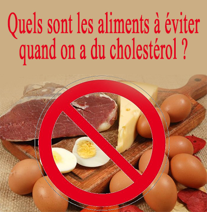 Quels sont les aliments à éviter quand on a du cholestérol ?
