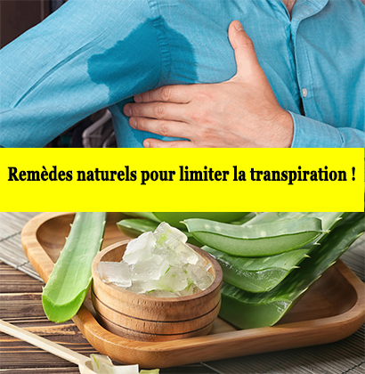Remèdes naturels pour limiter la transpiration !