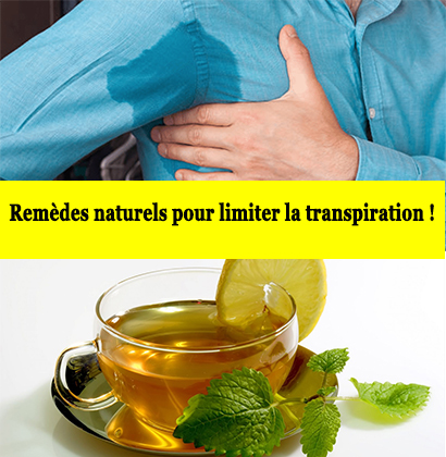 Remèdes naturels pour limiter la transpiration !