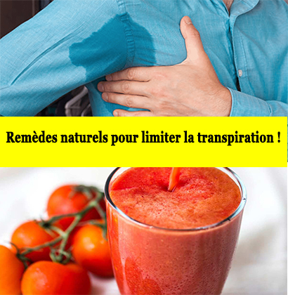 Remèdes naturels pour limiter la transpiration !