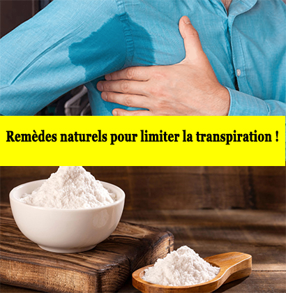 Remèdes naturels pour limiter la transpiration !