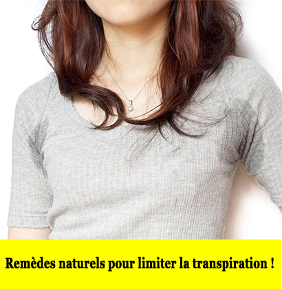 Remèdes naturels pour limiter la transpiration !