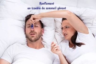 Ronflement, un trouble du sommeil gênant !