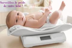 voila comment surveiller le poids de votre nouveau né !