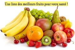 Voulez-vous découvrir les 10 fruits considérés comme les meilleurs pour rester en bonne santé.