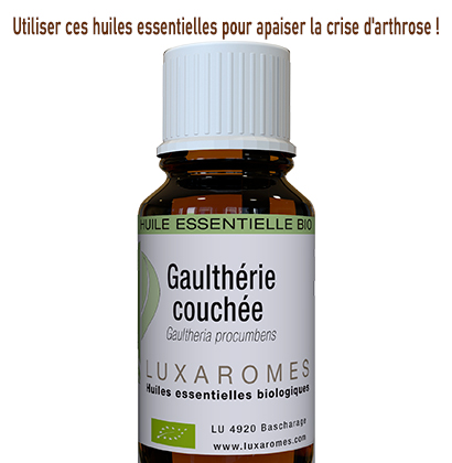 Utiliser ces huiles essentielles pour apaiser la crise d'arthrose !