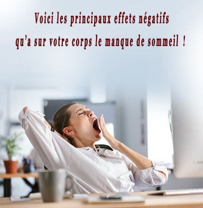 Voici les principaux effets négatifs qu’a sur votre corps le manque de sommeil !