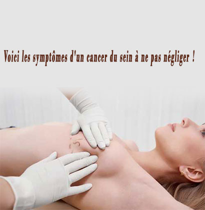 Voici les symptômes d'un cancer du sein à ne pas négliger !