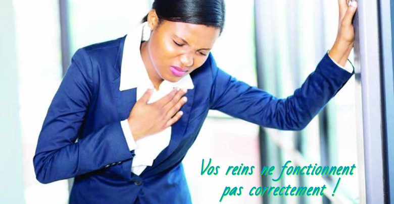 L'essoufflement Vos reins ne fonctionnent pas correctement