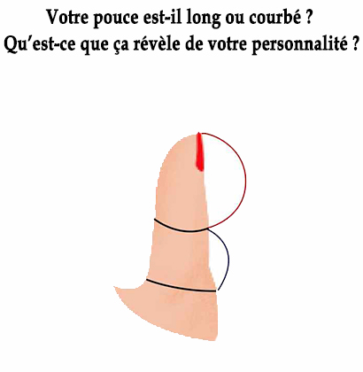 Votre pouce est-il long ou courbé ? Qu’est-ce que ça révèle de votre personnalité ?