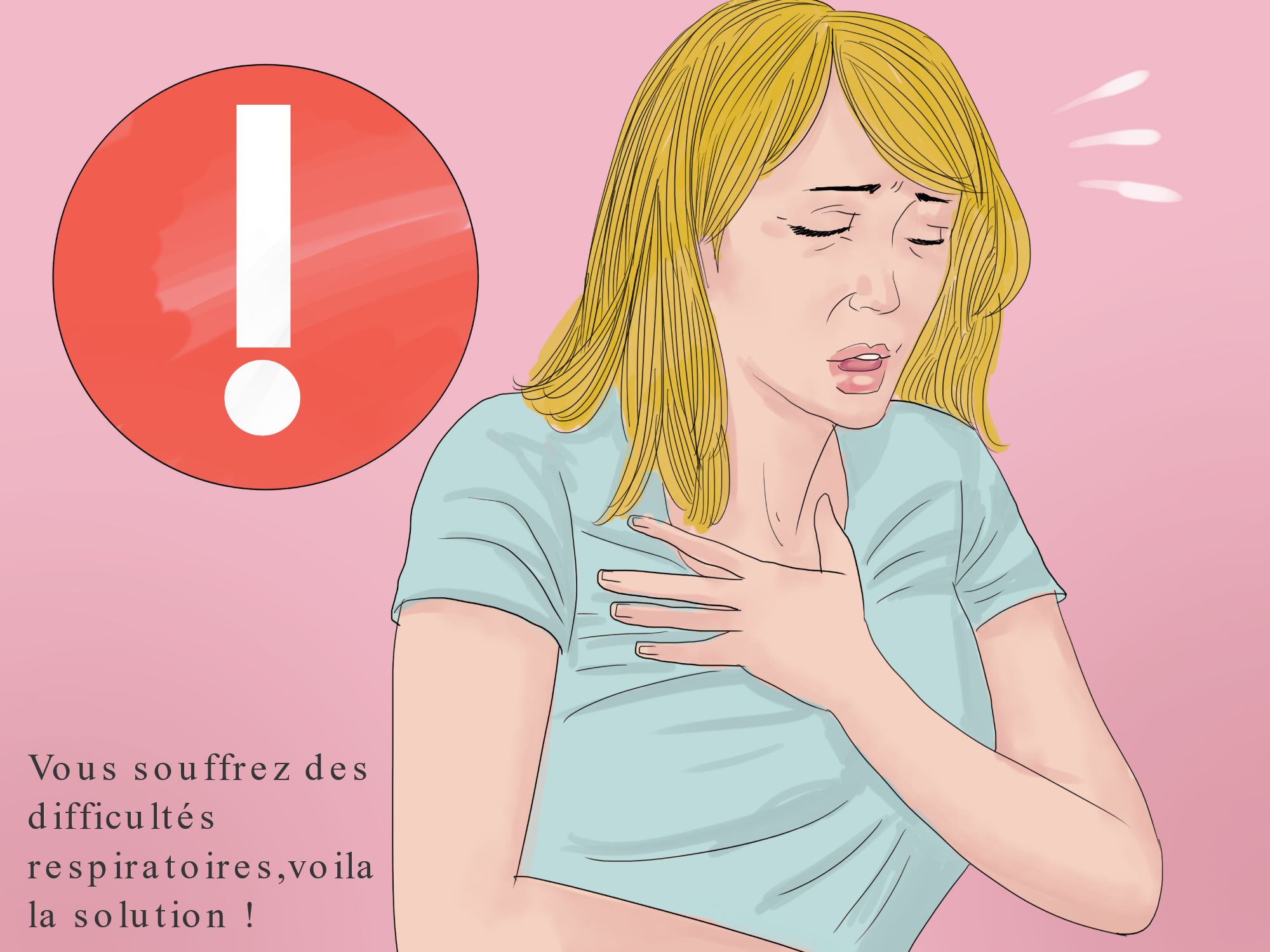 Vous souffrez des difficultés respiratoires Vous souffrez des difficultés respiratoires,voilà la solution !