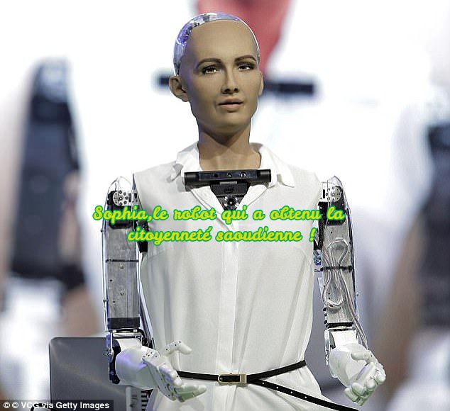 Sophia Sophia,le robot qui a obtenu la citoyenneté saoudienne !