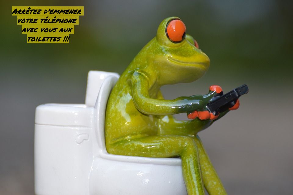 Arrêtez d'emmener votre téléphone avec vous aux toilettes