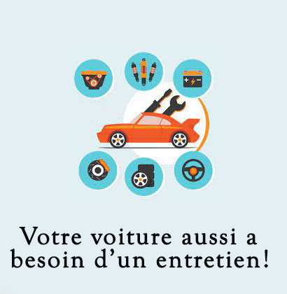 Votre voiture aussi a besoin d’un entretien !