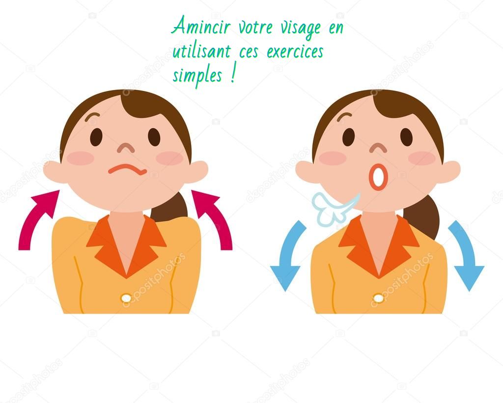 Amincir votre visage Amincir votre visage en utilisant ces exercices simples