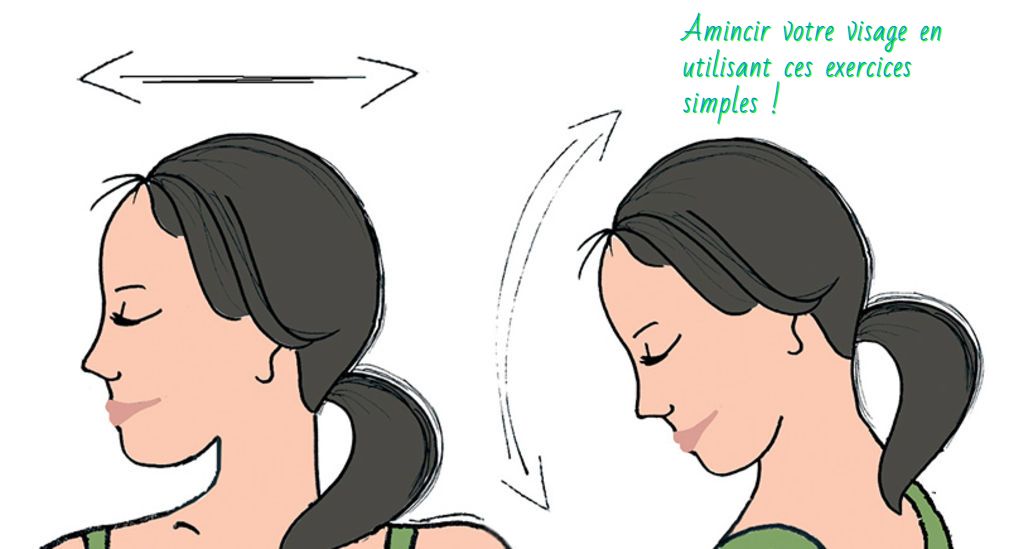 Faites travailler votre cou Amincir votre visage en utilisant ces exercices simples